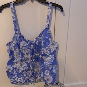 C&C California Blue Floral Camisole